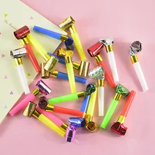 Творческий день рождения маленькие игрушки дующий Дракон свисток детский подарок для вечеринки свисток день рождения свернутый Proboscis