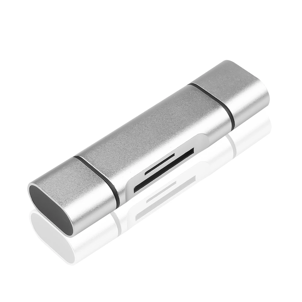 Kebidu 3 в 1 OTG Тип C кардридер USB 3,0 USB A Micro USB комбо в 2 слота TF SD для смартфонов PC USB C кардридер