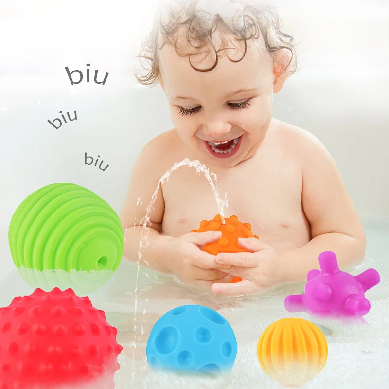 

6Pcs/Set Baby Toy Baby Massage Soft Ball Hands Touch Baby Ball Sensory Toys Tactile Developing Baby Toys Senses Toys For Babies