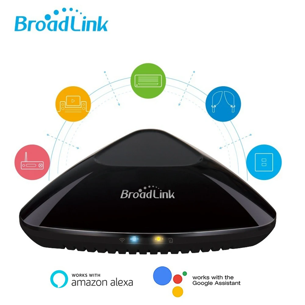 

2019 New Version Broadlink RM Pro+ Smart Home Automation Intelligent Universal Mobile phone WIFI+IR+RF switch Remote Controller