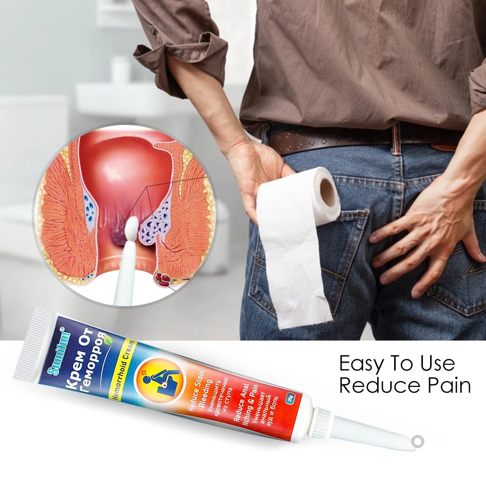 3Types of Sumifun Herbal Hemorrhoids Cream Effective Treatment for Internal Hemorrhoids Piles External Anal Fissure hemorrhoids treatment cream