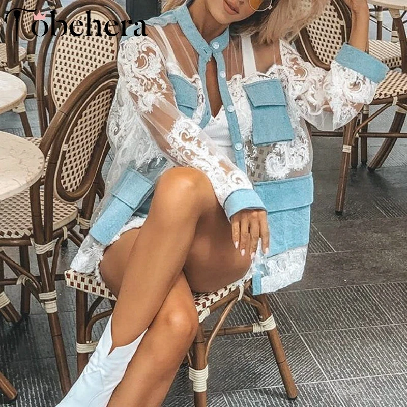 Женская кружевная блузка Glamaker белая уличная с цветочным принтом и винтажной