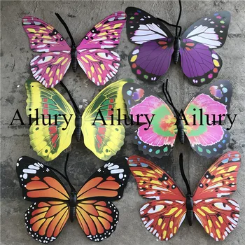 

40cm Double/single Layer 3d Butterfly Hollow Hanging Wedding Mall Stage Layout,garden Decoration