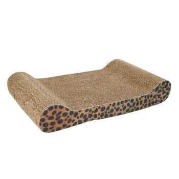 

Harden Corrugated Paper Pet Cat Toy Sofa Flat Claws Grinding Board with Catnip P7Ding