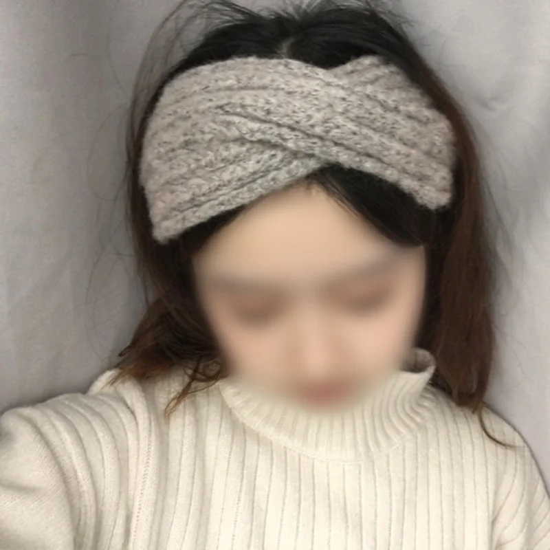 Эластичные головные повязки для йоги, аксессуары, банты, вязаные, зимние, теплые, головной убор, широкая повязка для волос, женская, домашняя, Йога, фитнес, головной убор