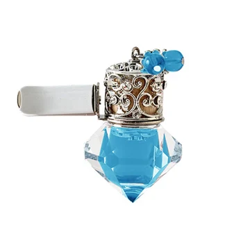 

Interior Decor Auto Accessories Car Air Freshener Fragrance Perfume Bottle Hanging Essential Oil Remove Odor Crystal Vent Outlet