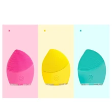 3 цвета, глубокое очищение, массаж лица, usb зарядка, силиконовый Очищающий Инструмент, электрическая щетка для мытья, артефакт, поры