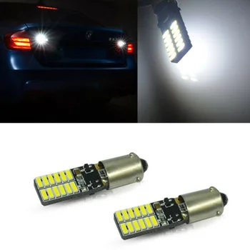

Accessories LED Bulbs Set 4pcs Car Error Free 64136 24-SMD Lights DC12V