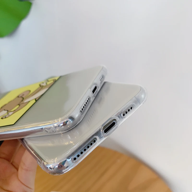 Милый чехол для телефона с мультяшным котом и мышкой для iPhone 11 X XR Xs Max 8 7 6 6s Plus 11 Pro Max Ультратонкий Мягкий чехол из ТПУ