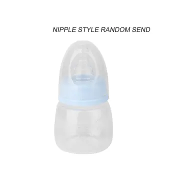 

100% Brand New Infant Baby Feeding 0-18 Months Feeder 60ML PP Nursing Juice Milk Mini Hardness Bottle Baby Bottles And Nipples