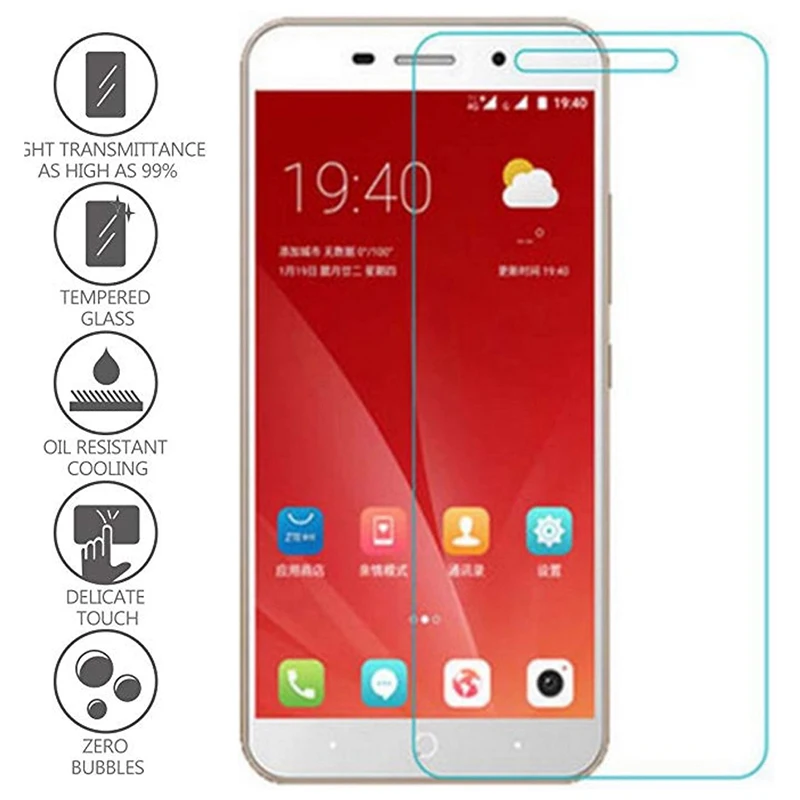 

Tempered Glass for ZTE Blade V10 Vita V9 V8 Mini V7 Lite V6 Protective Glass Screen Protector for Blade X5 X3 9H HD Safety Film