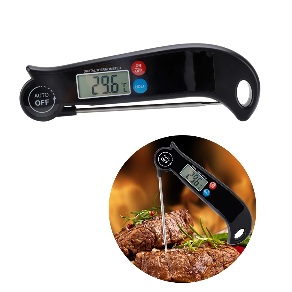 

Digital Meat Thermometer Instant Read BBQ Cooking Temperature Measurement Electronic Probe Temperature For Baking Cooking