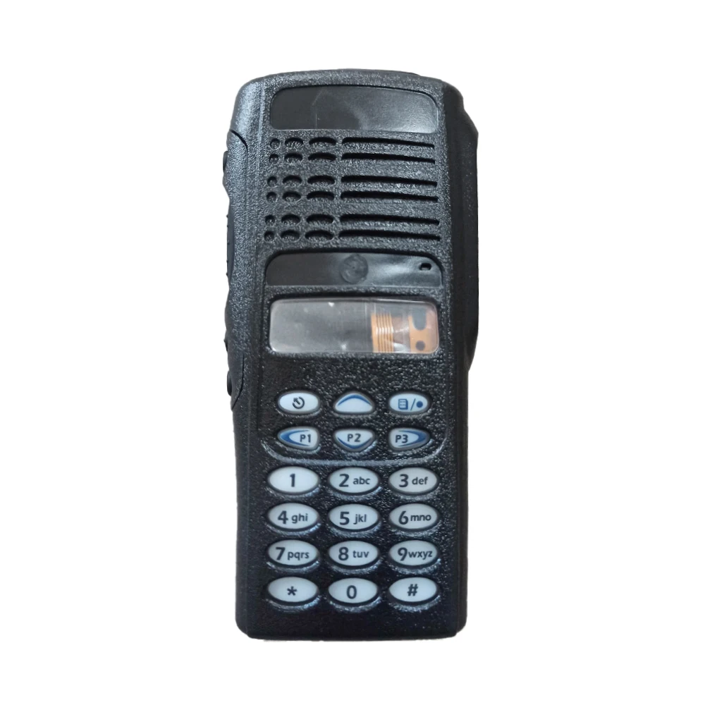 Black Full-keypad Replacement Housing Case Cover Kit  For HT1250 GP338 Two Way Radio With LCD+Speaker+Mic