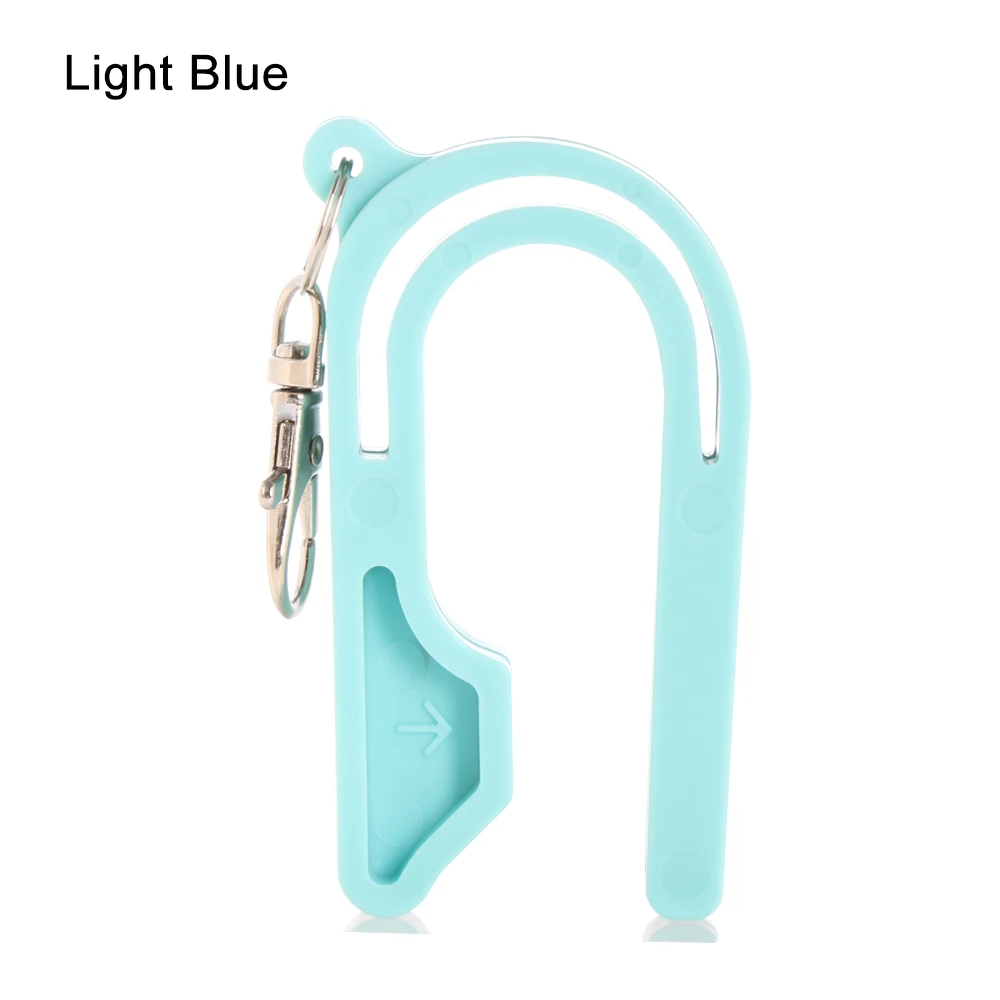 light blue Новинка, детское автомобильное место для ключа, детское полезное сиденье с пряжкой, ремень для ключей, детский брелок для ключей, Универсальный Профессиональный - Цвет: light blue