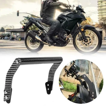 

Motorcycle Navigation Bracket Carbon Fiber Phone Navigator Holder Bracket Fits for Kawasaki KLE 650 VERSYS 2015 2016 2019