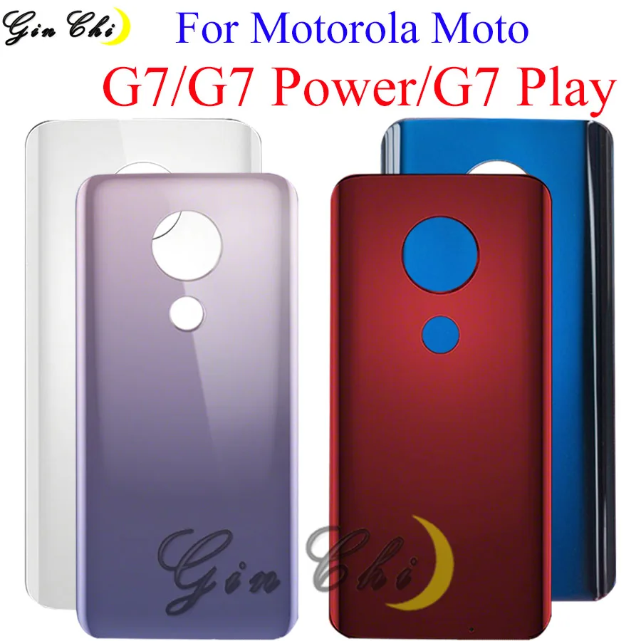 Крышка батарейного отсека для Moto rolaL G7 задняя крышка Power запасные части moto Plus |