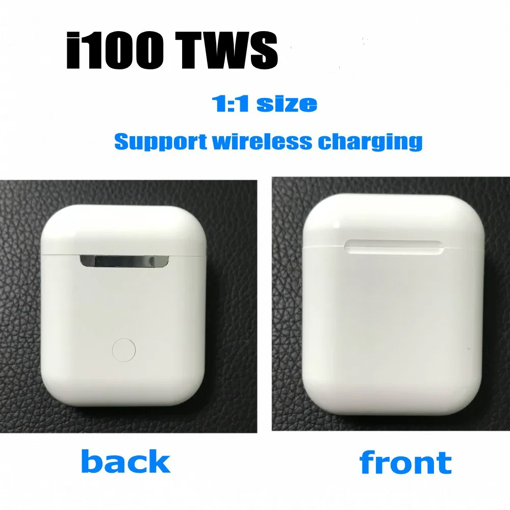 Оригинал I100 TWS настоящий 1:1 размер Bluetooth 5 0 гарнитура 6D бас сенсорное управление