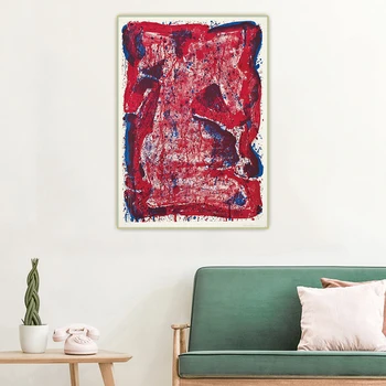 

Citon Sam Francis《Moderna museet poster》Canvas Art Oil Painting Abstract Picture Wall Decor Background Modern Home Decoration