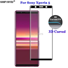 Для sony Xperia 5 6," 3D полное покрытие изогнутое закаленное стекло 9H Премиум Защитная пленка для экрана