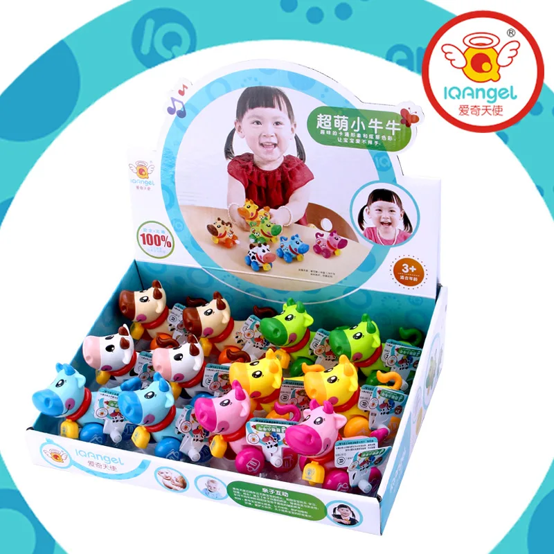 

Angel Love Odd Winding Wind-up Toy No. 635 Super Adorable Calf Cattle Genuine Product Colorful Box New Packaging