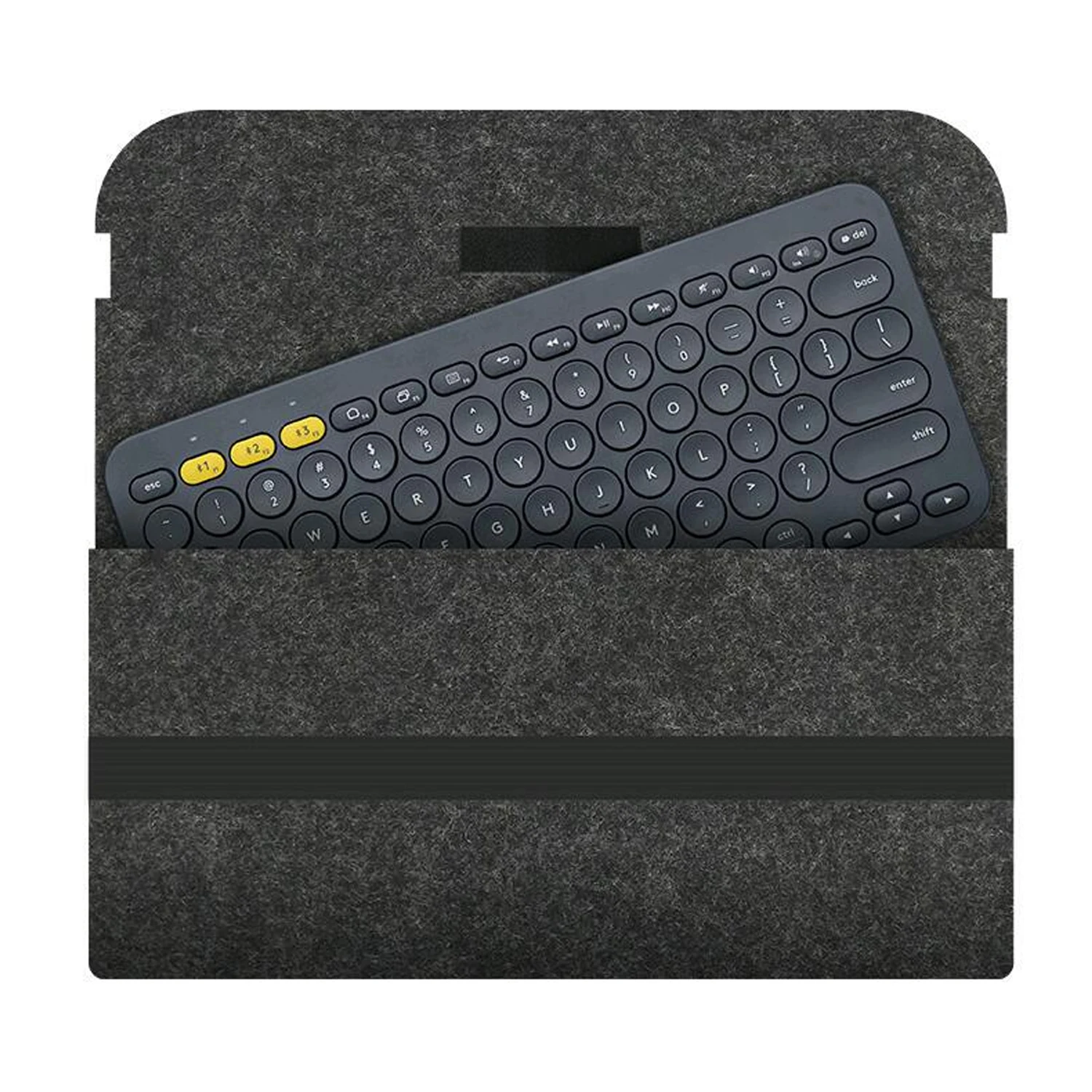 Elisona портативный пыленепроницаемый войлочный чехол для хранения Logitech K480 K380 Bluetooth