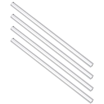

uxcell Acrylic Square Rod,Clear,8mmx8mmx250mm Solid Plxi Glass Plastic Lucite PMMA Bar Stick 4pcs