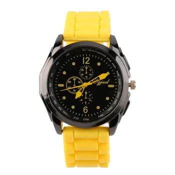 

OUTAD Multicolor Unisex Fashion Silicone Watch Strap Watch Quartz Analog New Sports Casual Wrist Watches relogio masculino Gift