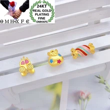 OMHXFC,, YM122, Европейская мода, Хит, красивая женская, мужская, для вечеринки, дня рождения, свадьбы, подарок, конфета, тыква, сумка, 24 К, Золотая подвеска, Шарм