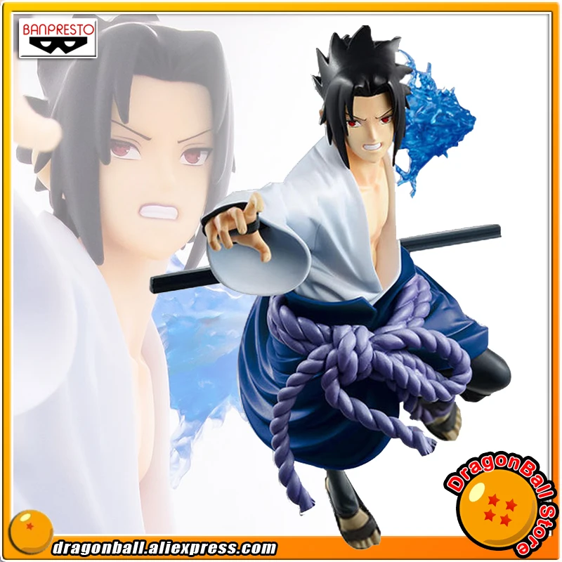 Японское аниме "Наруто Shippuden" Оригинал Banpresto VIBRATION STARS Коллекционная Фигурка-UCHIHA SASUKE