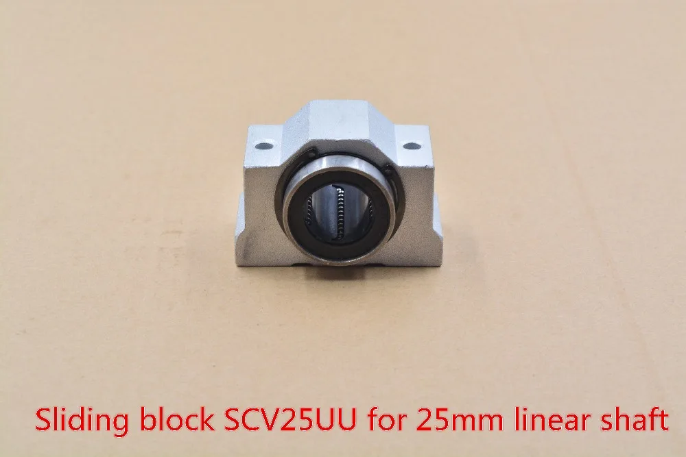 SC25UU SCS25UU подшипник 25 мм линейный осевой скользящий блок с LM25UU для фотоэлементов 1