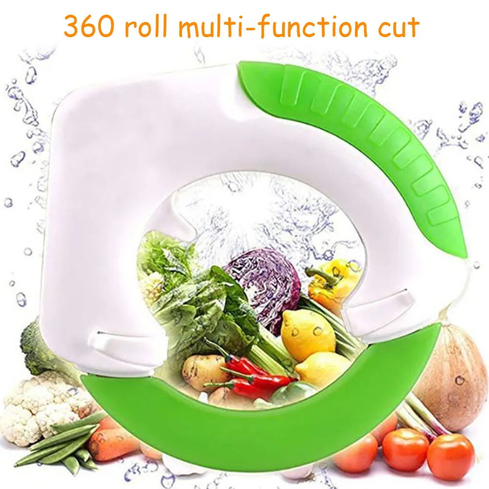 

Multifunctional Pizza Meat Cake Vegetable Cutter Kitchen Knife Stainless Steel Round Shaped Knife Rolling Circular Kitchen Tool