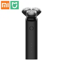Xiaomi Mijia 360 градусов поплавок электрическая бритва для бритья с подзарядкой от USB 3 головки гибкое сухое влажное бритье моющееся водонепроницаемое IPX7