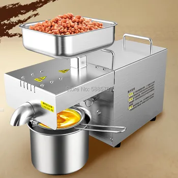 

Household oil press automatic small and medium-sized household commercial stainless steel peanut frying oil