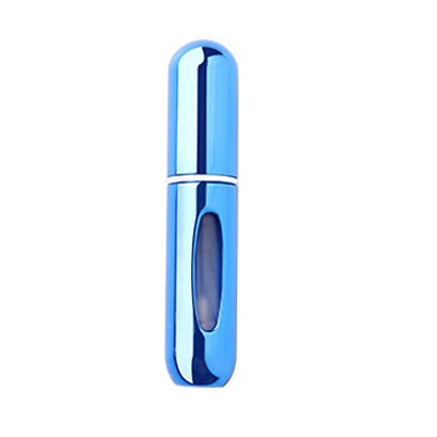 ELH17600LBU 5ml Refillable Mini Perfume Bottle Atomizer Aluminum Atomizer Portable Travel Cosmetic Container Perfume Bottle Spray Container - Цвет: ELH17600LBU