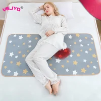 Women Waterproof Menstrual Pad Washable Mattress Pad Reusable Underpad Bed Wetting Incontinence Cover for Baby Toddler and Adult 1