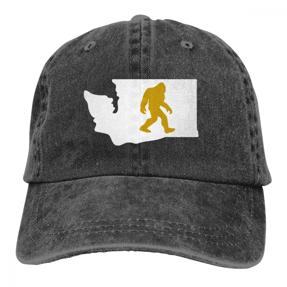 Casquette, черный унисекс Мужские Женские джинсовые бейсболка с ремешком, регулируемая шапка для гольфа, папы
