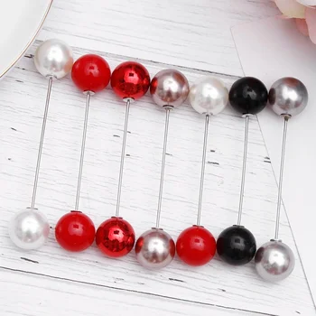 

Fashion 1Pc Woman/Girl Imitation Pearl Brooch Classic Charm High Quality Accessories Simple Double Pearls Brooches All-match
