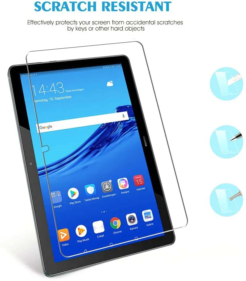 

Tablet Screen Protector Film for Huawei MediaPad T5 10 10.1 Inch Scratch Resistant Anti-fingerprint Protective Film