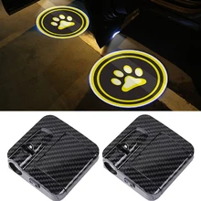 

Universal 2 Pieces Luces LED Light Logo Laser Car Door Light Step Projection Ghost Shadow Lamp Luz Courtesy Styling Accessories