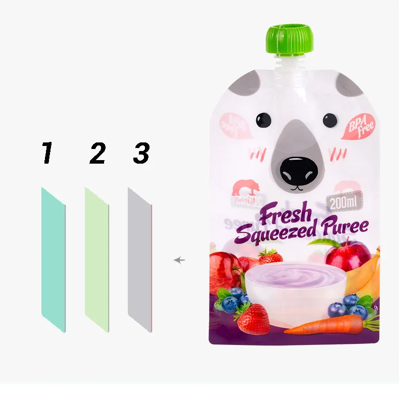 8 шт./упак. BPA Бесплатный контейнер для детского питания 200 мл многоразовое использование для груди емкость для хранения молока коробка для детского питания мешок закуски для кормления ребенка сжимайте