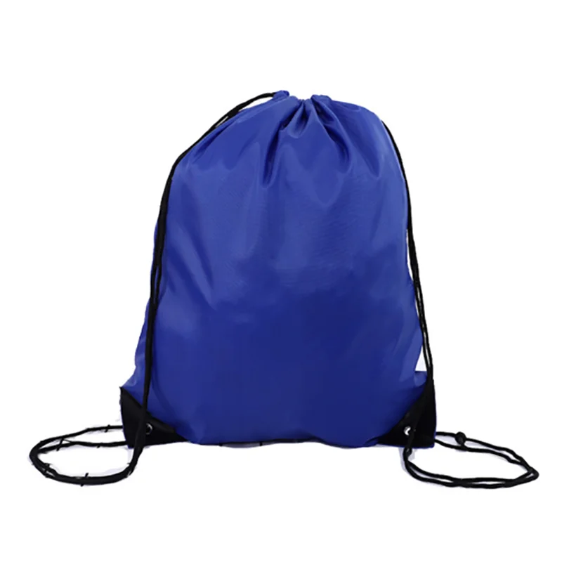 H4b103cba0e564ec38b64d23b438302e1T Nylon Color Portable Sports Bag Thicken Drawstring Belt Riding Backpack Gym Drawstring Shoes Bag Clothes Backpacks Waterproof Mallzona