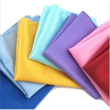 

Men's Handkerchief Polyester Pocket Square Check Handtowel Grid Accessories plaid Kerchief White Business Dress Party 2pcs/Lot