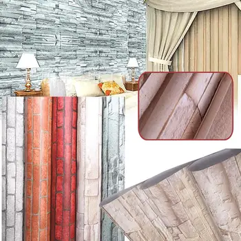 

Natural Brick Style Self-adhesive Wallpaper Wall Sticker Decal Waterproof Decor