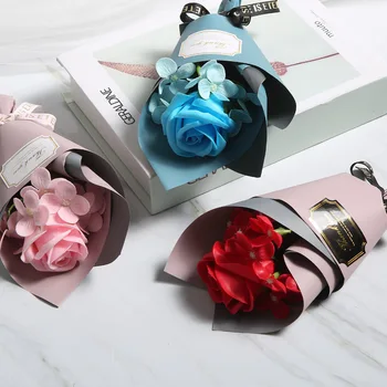 

Birthday Gift for Girlfriend Boyfriend Valentines Day Gift Flower Soap Wedding Gifts for Guests Bridesmaids Gift Party Favors