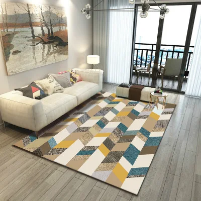 Геометрический INS прямоугольник современный коврик для дома комнаты ковер пол ковер для гостиной ковры для спальни кухонный коврик MT91 - Цвет: 14