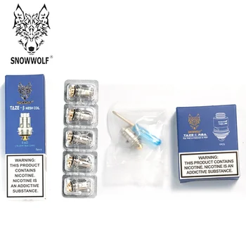 

Snowwolf Taze Replacement Coil Head TAZE 0.3ohm 0.6ohm RBA Coils for Snowwolf P40 Mini Pod Kit / Snowwolf P50 Pod Kit