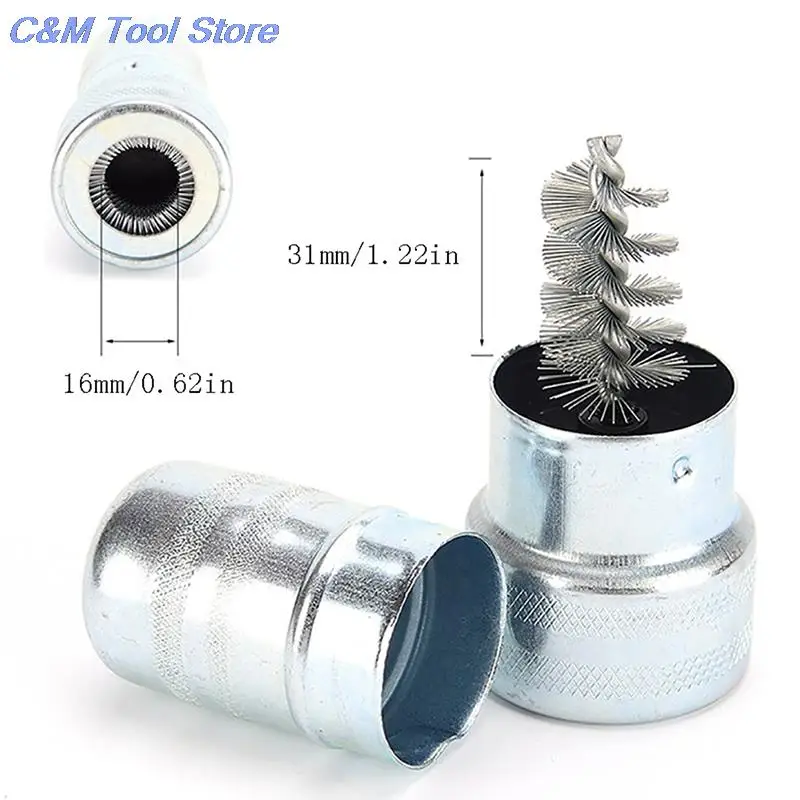 Car Cleaning Battery Post Terminal Cable Cleaner Dirt Corrosion Brush Hand Tool 1PC battery terminals car battery accessories