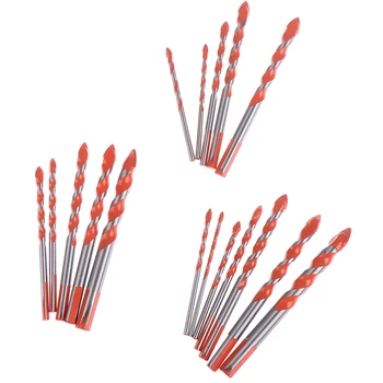 

Multifunctional Ceramic Tile Wall Drill Bits Set Anti-skid Triangle Shank Alloy Bit Hole Opener for Tile Glass Brick Wall Wood