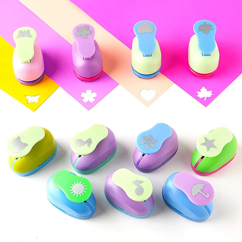 

1Pcs Cute Paper Scrapbooking Cutter Embossing Paper Shaper Cutter Hole Punch Handmade Cards Making Supplies DIY Handicraft Toys