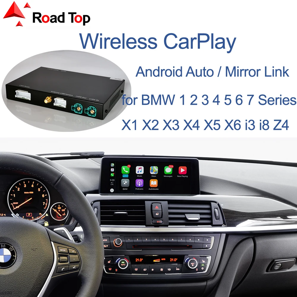 Беспроводной CarPlay для BMW NBT системы 1 2 3 4 5 7 серии X1 X3 X4 X5 X6 MINI F56 F15 F16 F25 F26 F48 F01 F10 F11 F22 F20